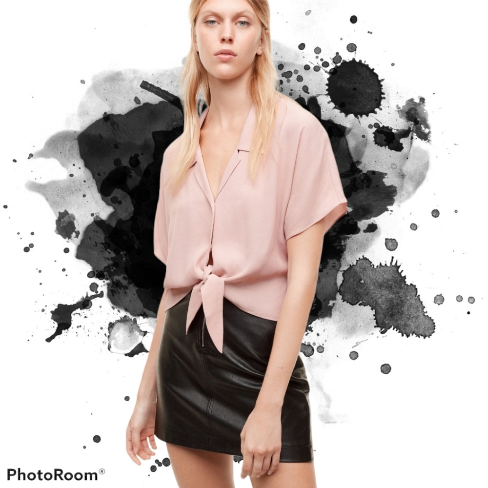Wilfred Free Haung Front Tie Blouse